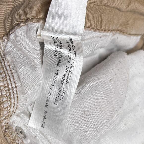 Vintage Y2K Unionbay True Boot Tan Low Rise Pants Embroidered Pockets Juniors 9 - Picture 10 of 11